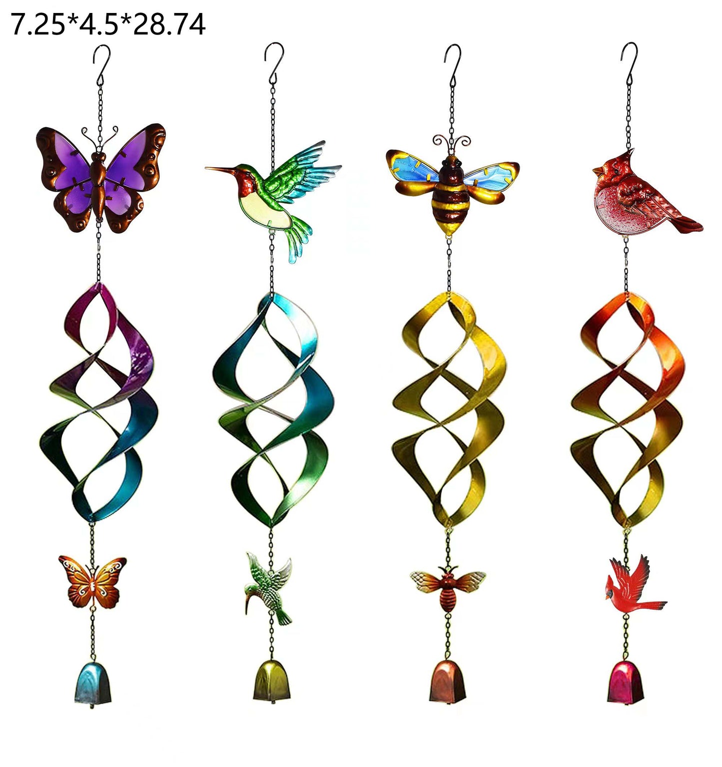4 wind chimes