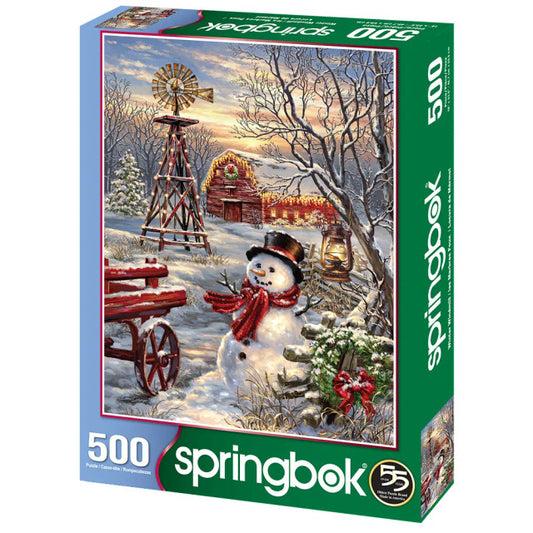 Winter Windmill puzzle box