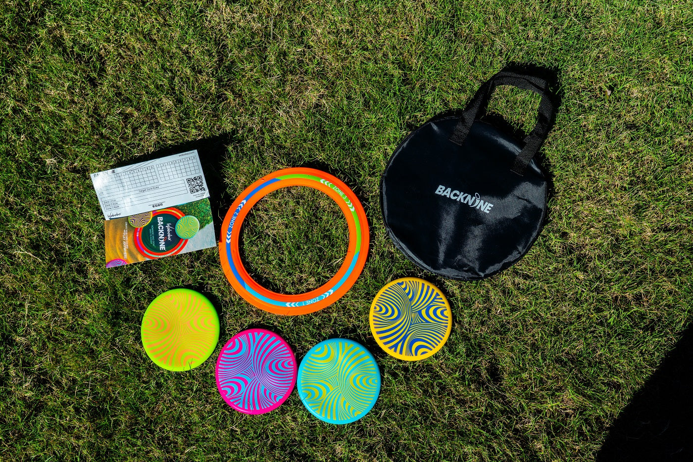 backnine set on grass