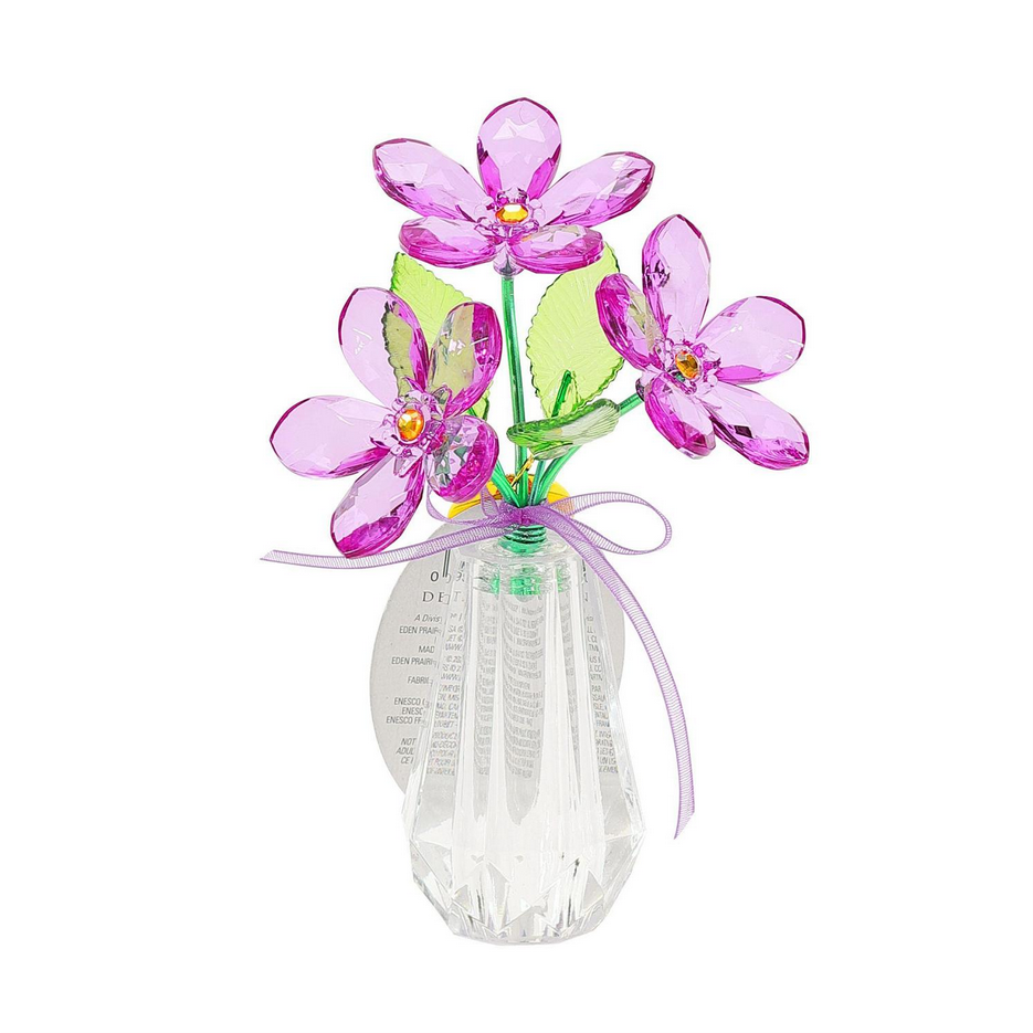 purple acrylic bouquet