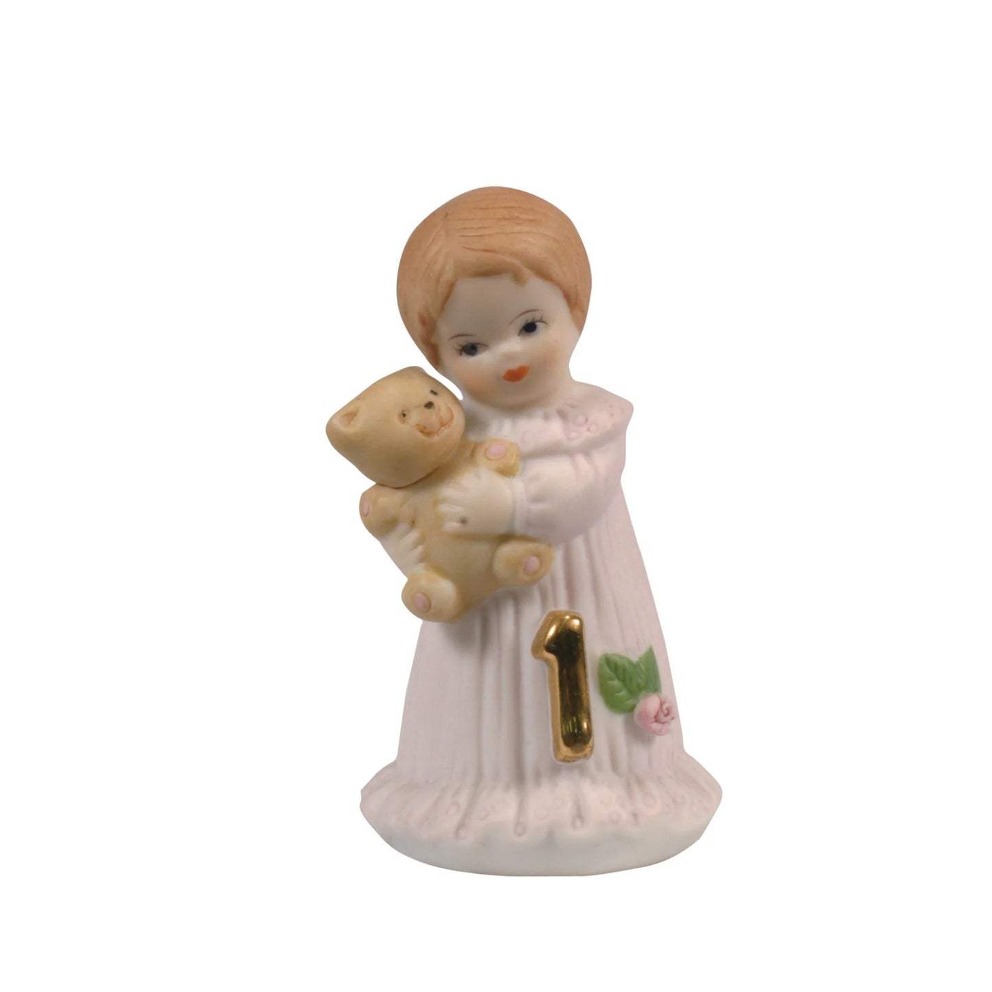 brunette age 1 girl figurine