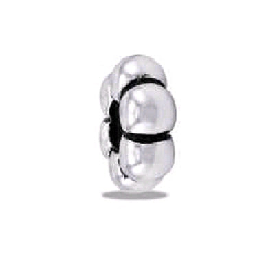 Davinci Beads Flower Stopper Silver
