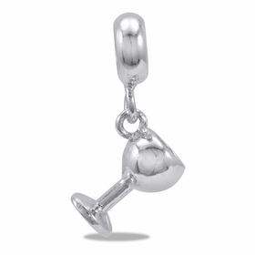 wine glass charm