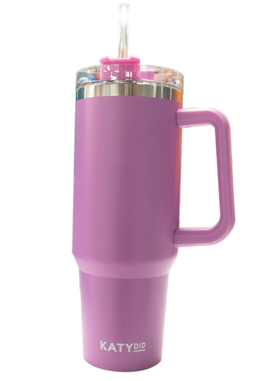 purple tumbler