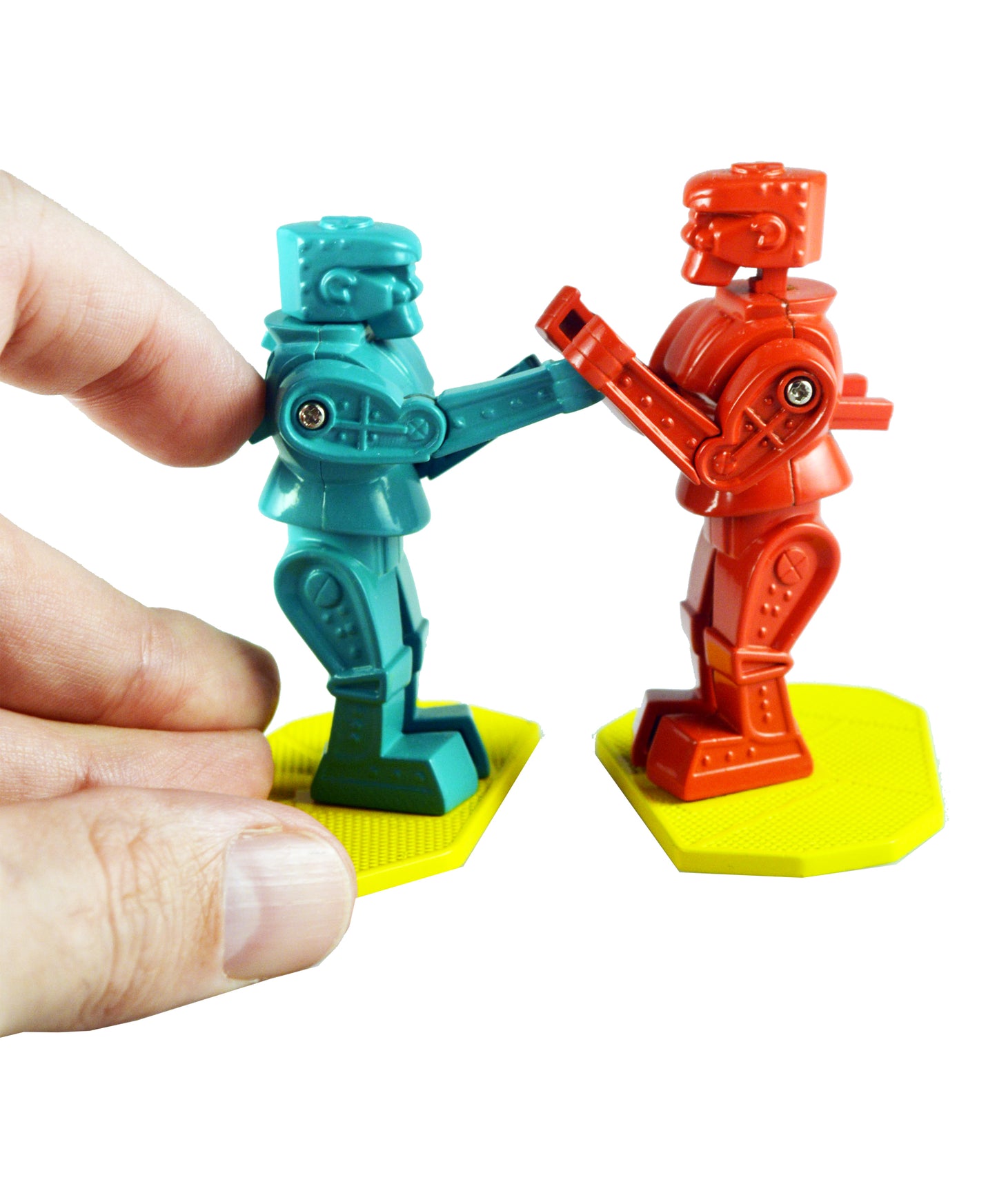 playing with rock'em sock'em