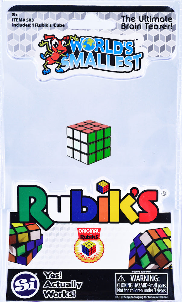 worlds smallest rubik's cube package
