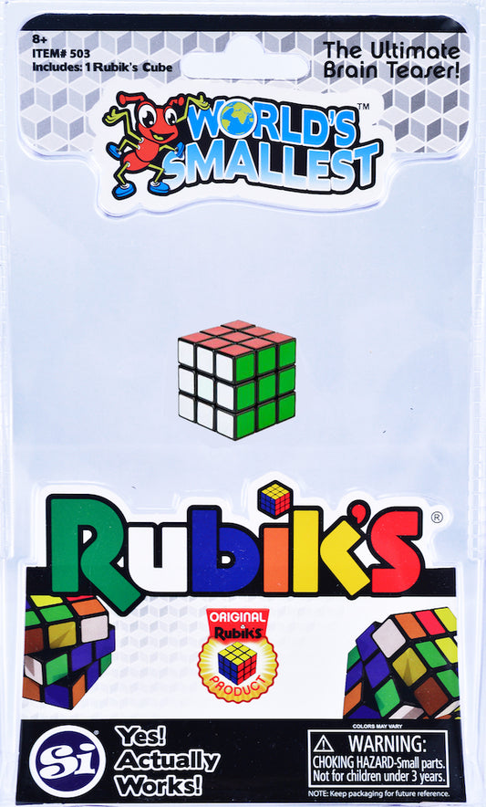 worlds smallest rubik's cube package