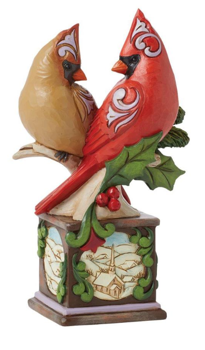 cardinal figurine