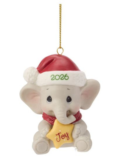 Precious Moments Dated 2026 Elephant Hanging Ornament