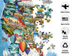 All American Attractions 1000 Piece Puzzle