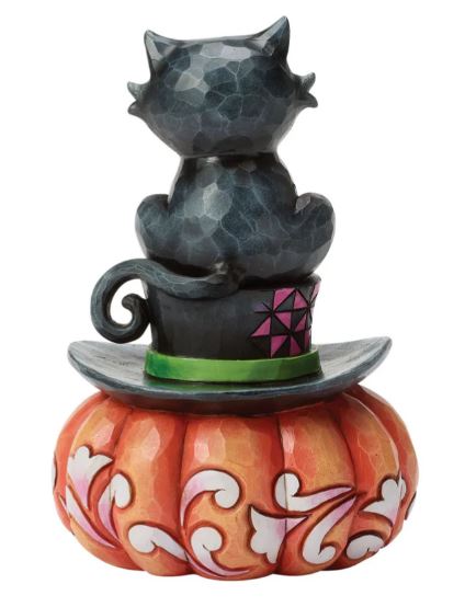 Jim Shore Black Cat on Top Hat