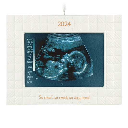 So Very Loved 2024 Porcelain Photo Frame Ornament