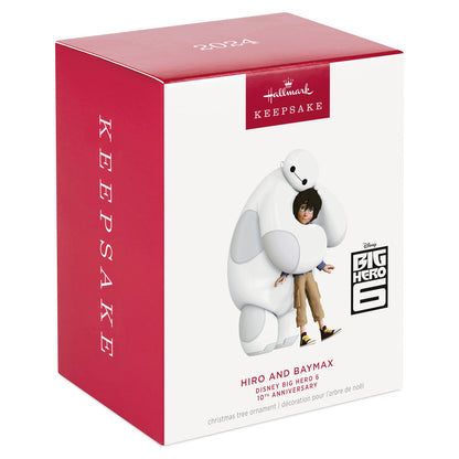 Disney Big Hero 6 10th Anniversary Hiro and Baymax Ornament