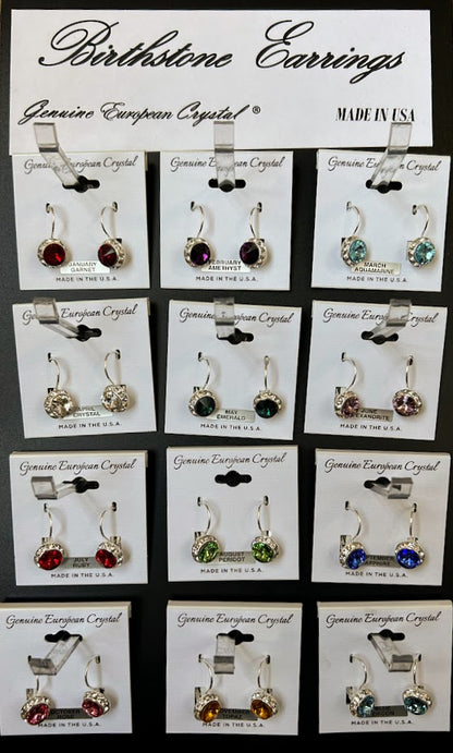 birthstone earrings collection