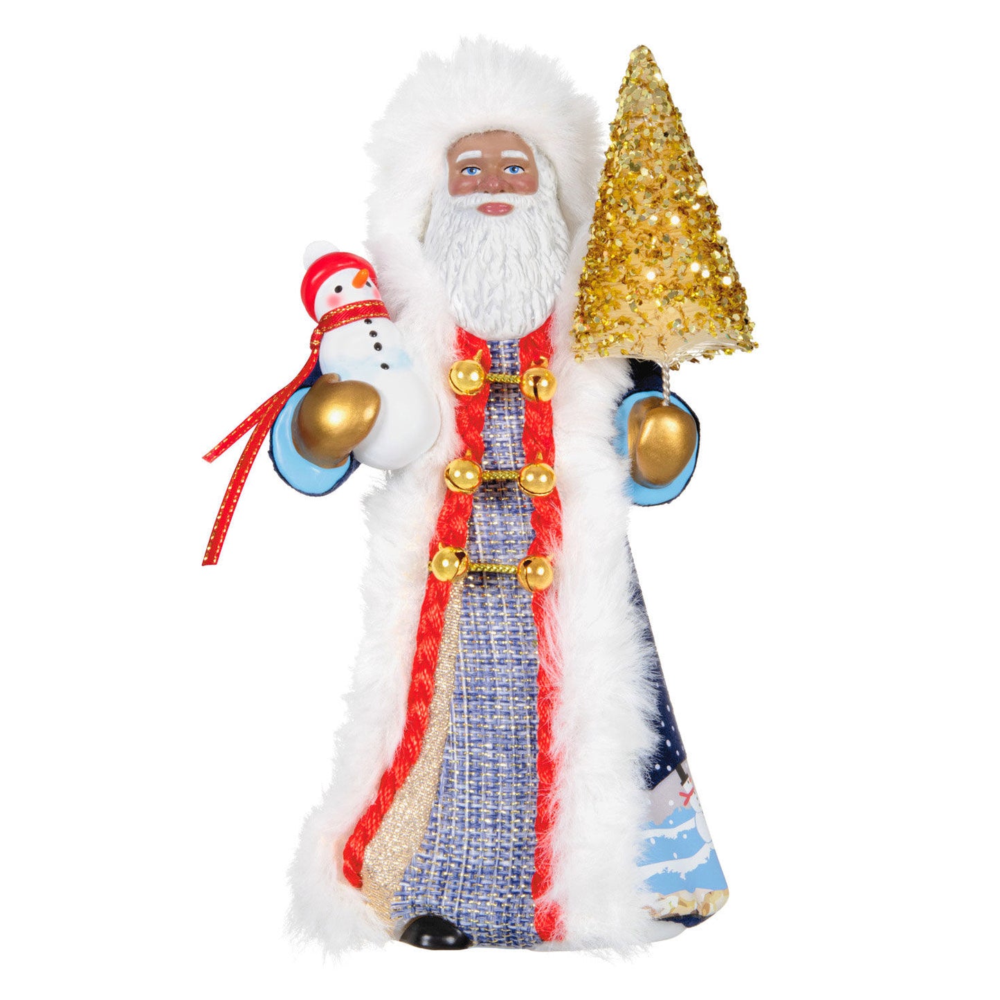 Black Father Christmas Ornament