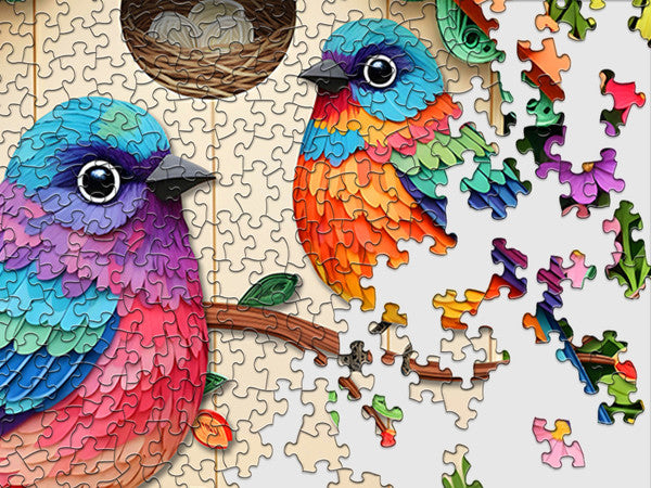 Blooming Birds 1000 Piece Puzzle