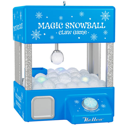 Magic Snowball Claw Game Musical Ornament With Light and Motion