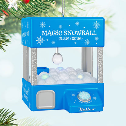 Magic Snowball Claw Game Musical Ornament With Light and Motion