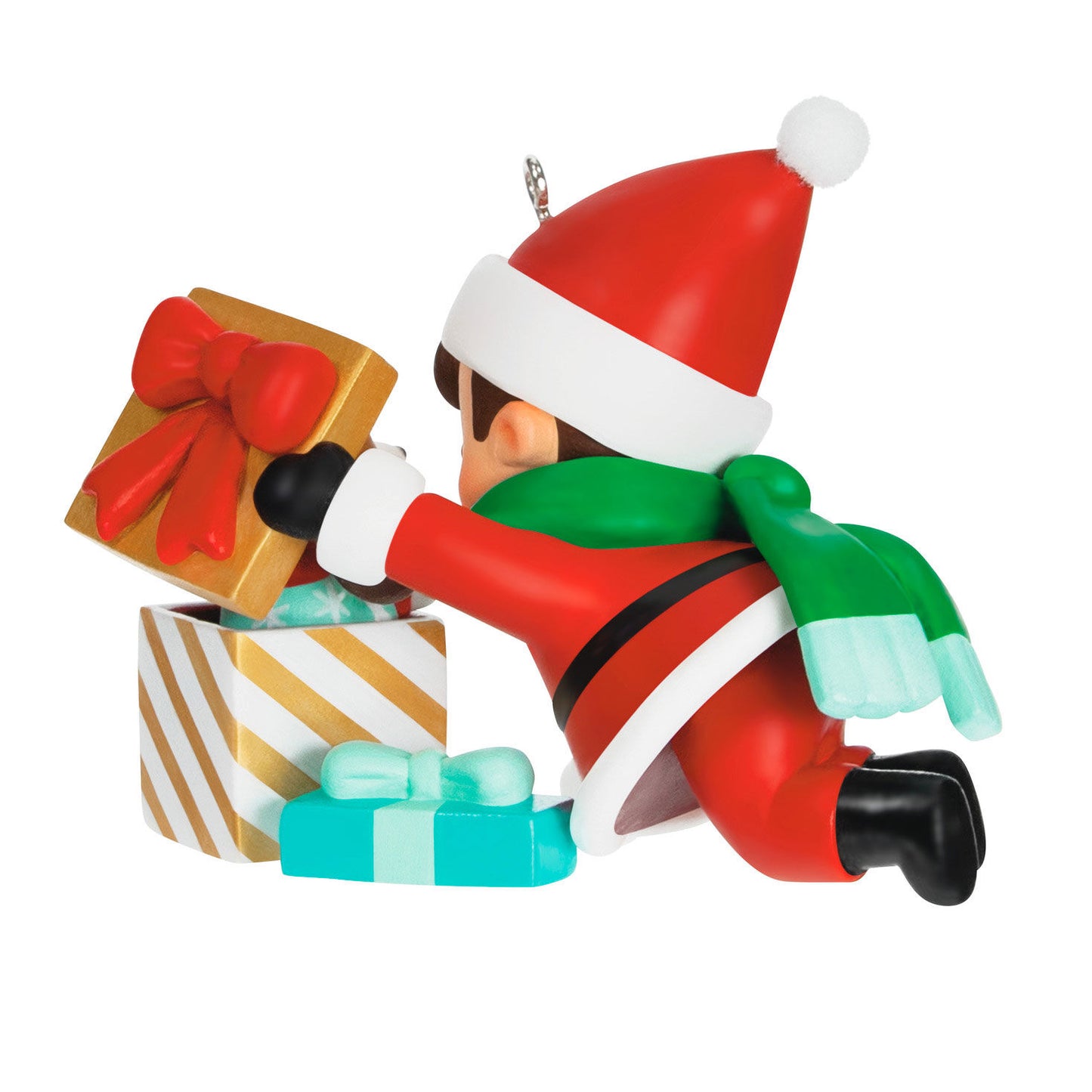 Young Santa Ornament