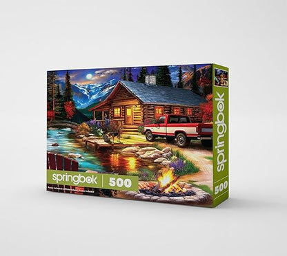 Cabin on the Creek 500 Piece Puzzle