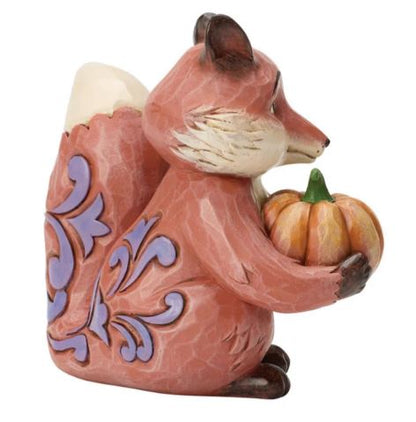 Jim Shore Fox with Pumpkin Figurine