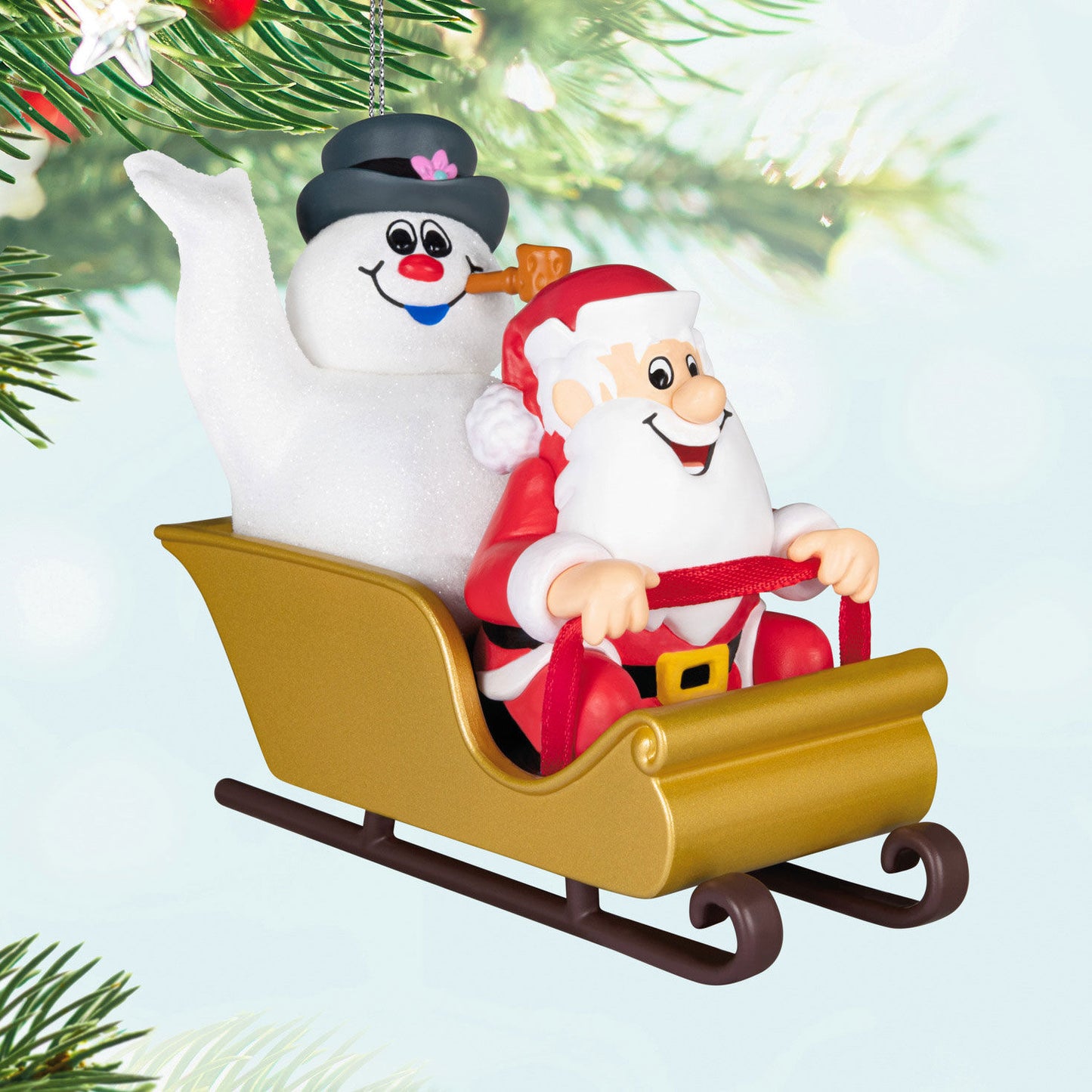 Frosty the Snowman™ Frosty and Santa Ornament