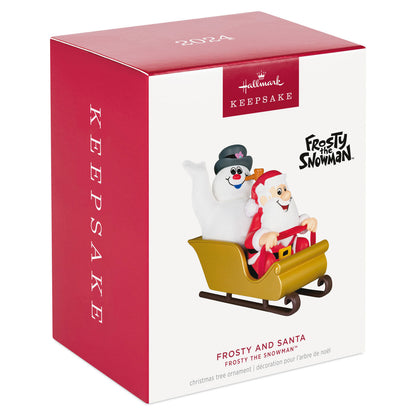 Frosty the Snowman™ Frosty and Santa Ornament