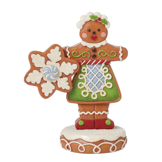 gingerbread girl figurine front