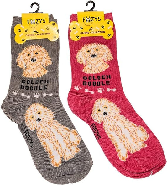 Goldendoodle socks