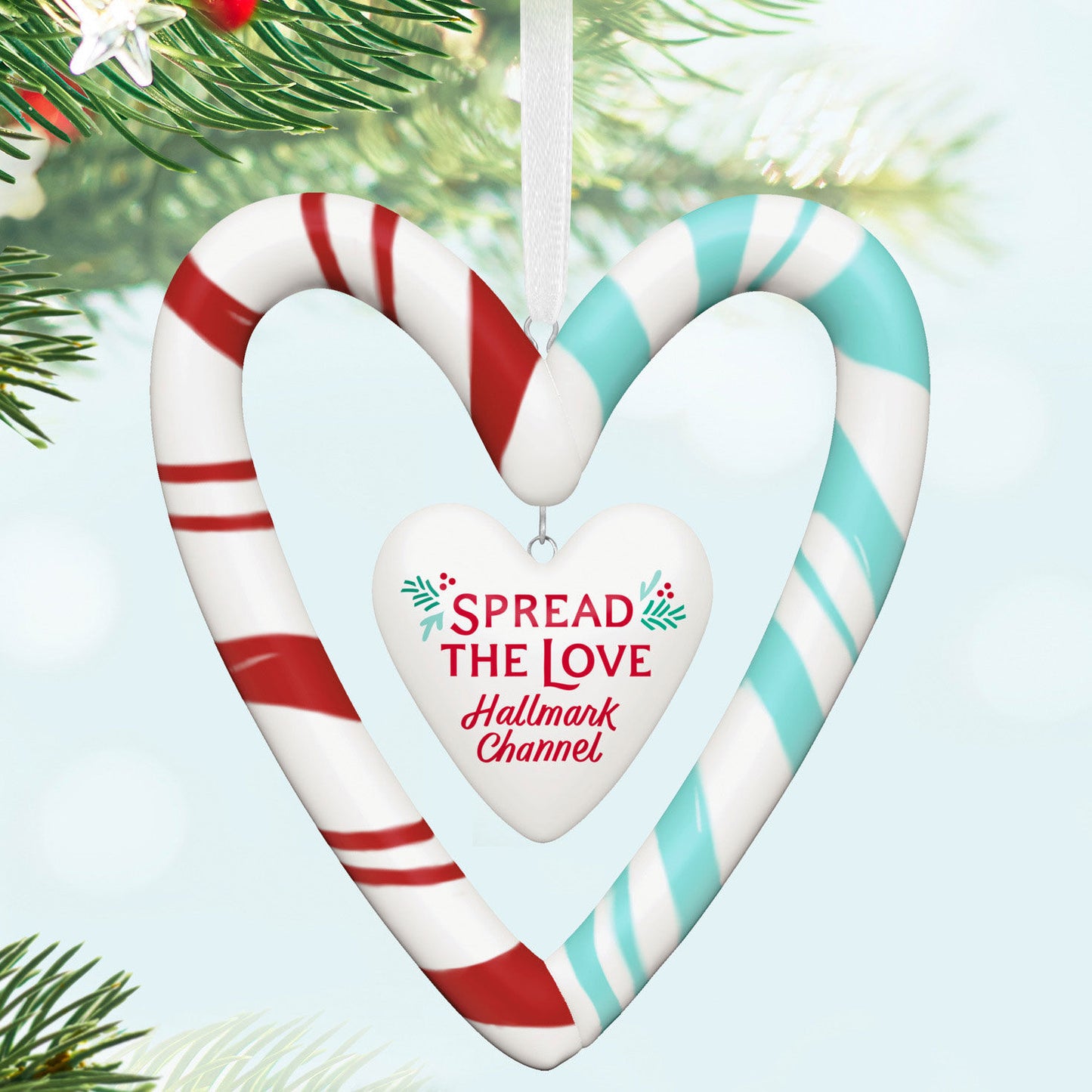 Hallmark Channel Spread the Love Porcelain Ornament