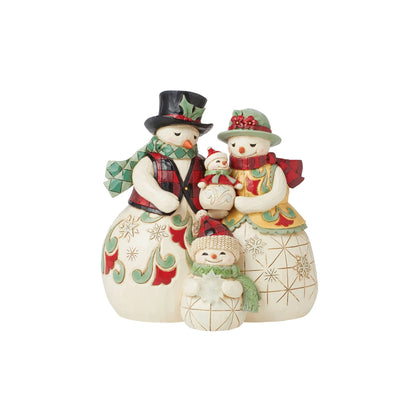 snowman figurine front