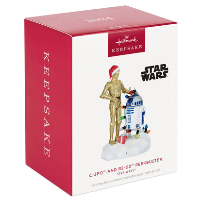 Star Wars™ C-3PO™ and R2-D2™ Peekbuster Ornament With Motion-Activated Sound