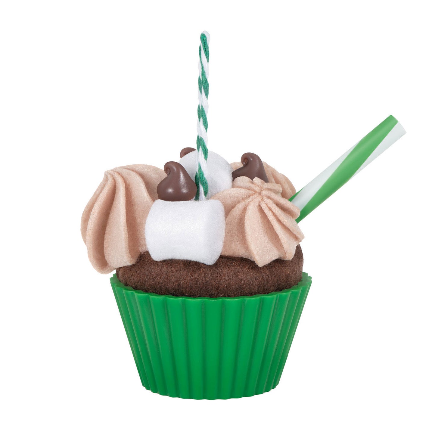 Christmas Cupcakes Cup of Cocoa Ornament