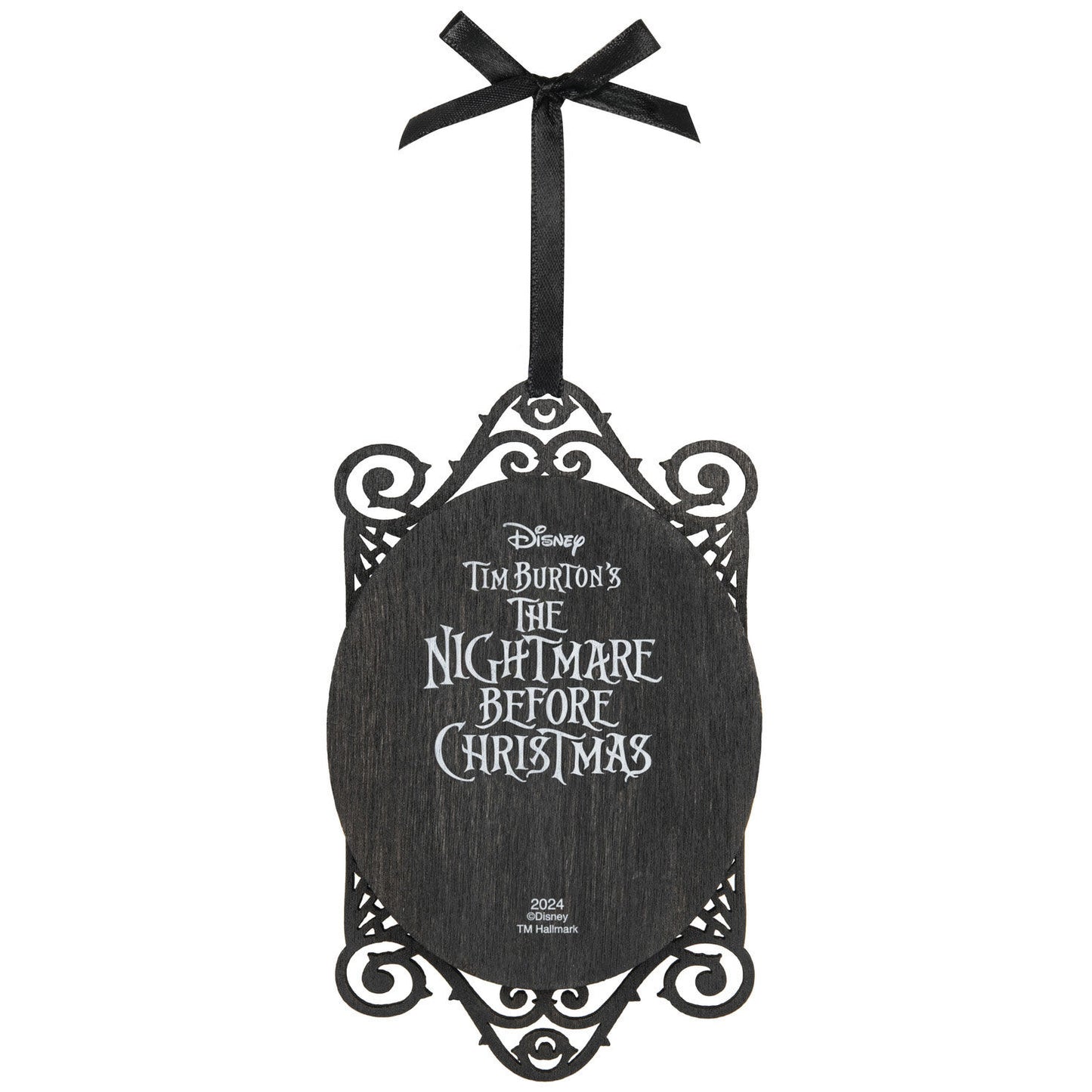 Disney Tim Burton's The Nightmare Before Christmas Jack and Sally Papercraft Ornament