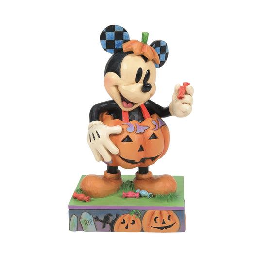 Jim Shore Mickey Pumpkin Costume - "Mick-O-Lantern"