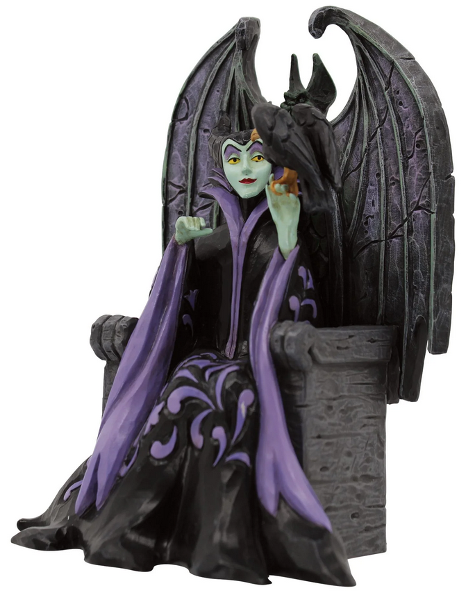 Maleficent figurine 3/4 view