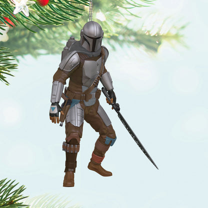 Star Wars: The Mandalorian™ Wielding the Darksaber™ Ornament