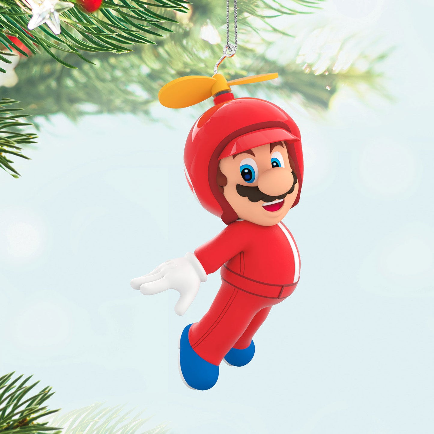 Nintendo Super Mario™ Powered Up With Mario Propeller Mario Ornament