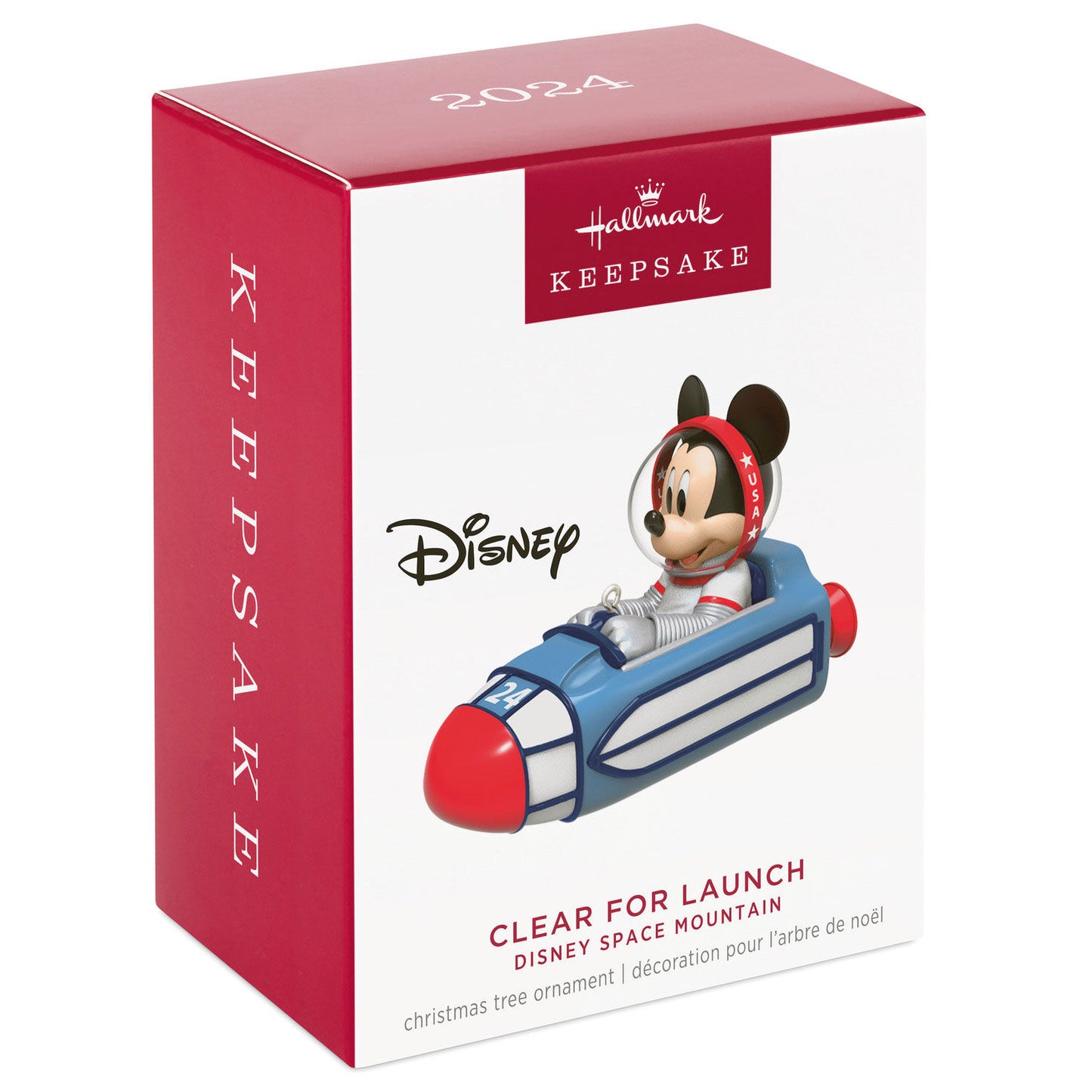 Disney Space Mountain Clear for Launch Ornament