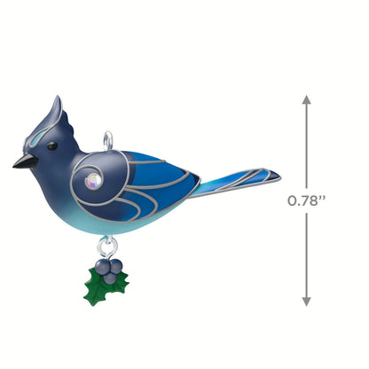 Mini Steller's Jay Ornament, 0.78"