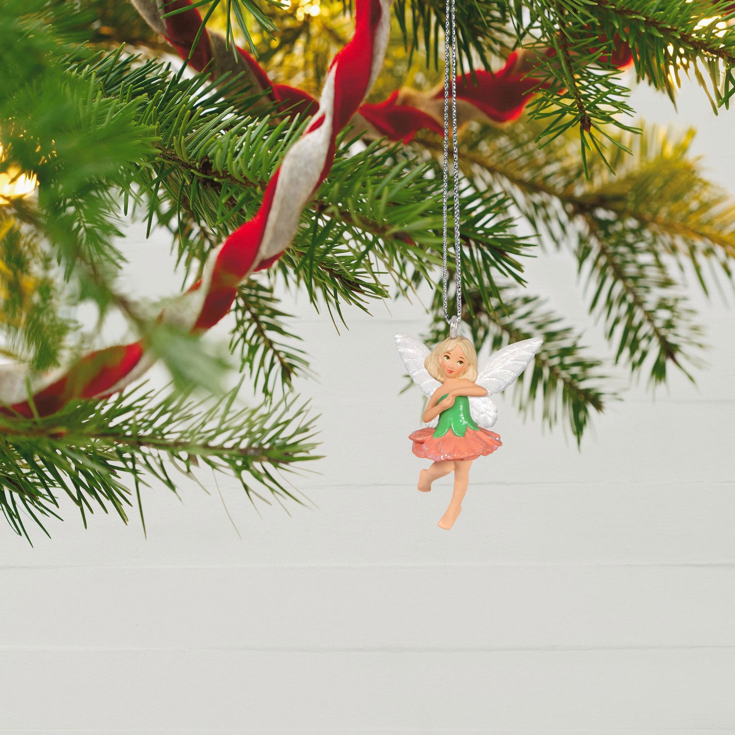 Mini Cute Carnation Fairy Ornament, 1.12"