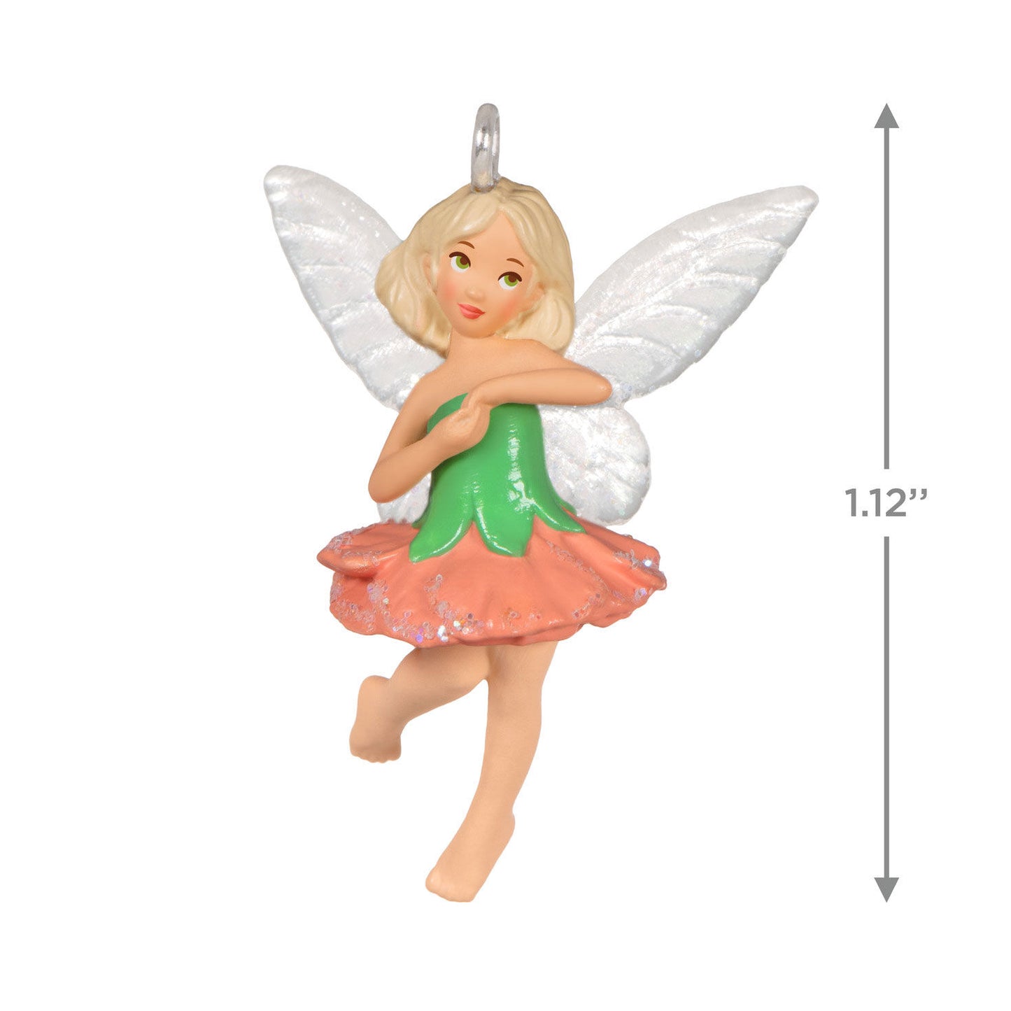 Mini Cute Carnation Fairy Ornament, 1.12"