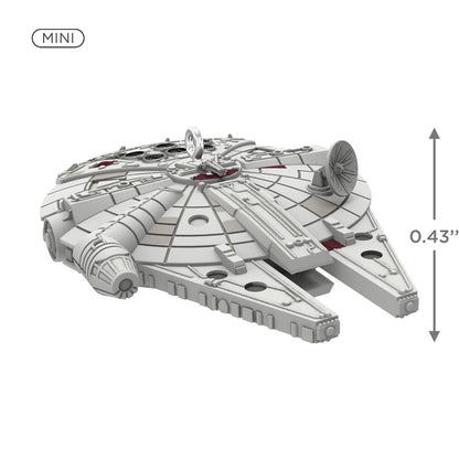 Mini Star Wars™ Millennium Falcon™ Ornament, 0.43"