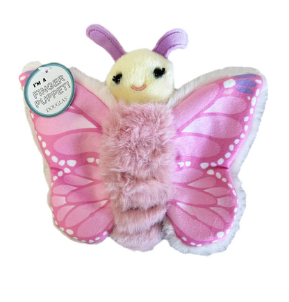 pink butterfly plush