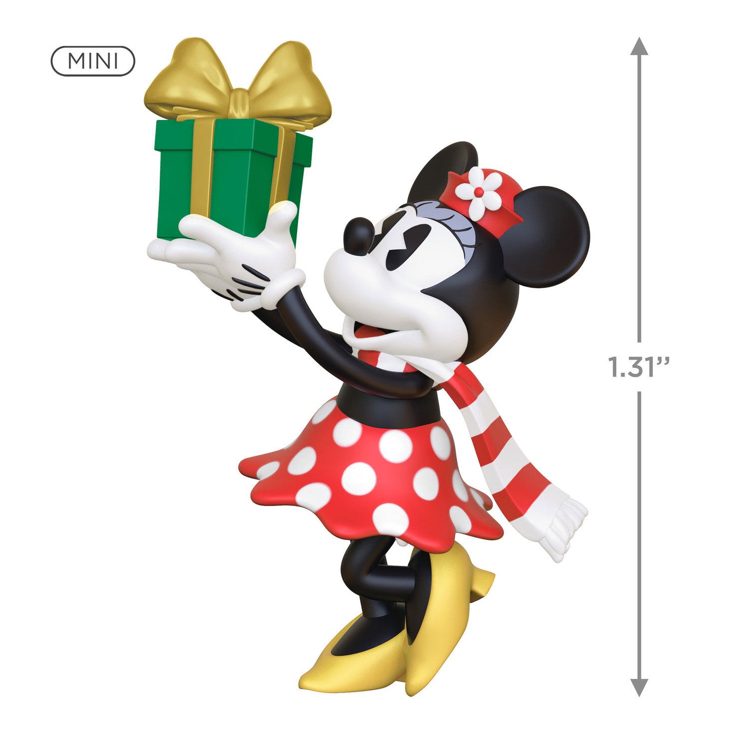 Mini Disney Minnie Mouse Minnie's Special Delivery Ornament, 1.31"