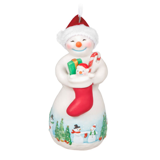 Snowtop Lodge Noelle T. Klaus Porcelain Ornament