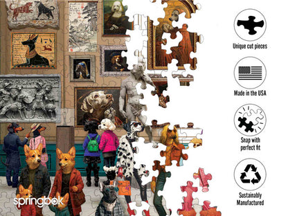 Paws and Portraits 1000 Piece Puzzle