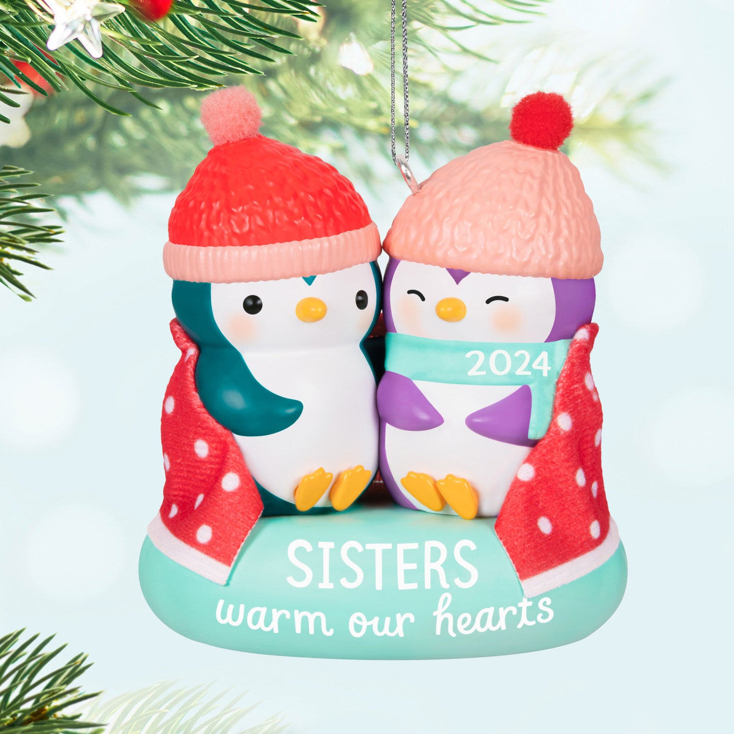 Sisters Warm Our Hearts 2024 Ornament