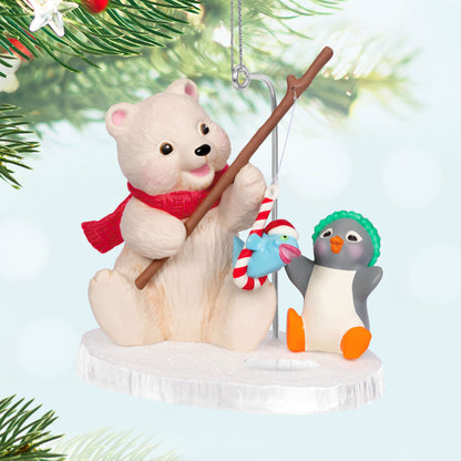 Snowball and Tuxedo Fishing Friends Ornament, , large image number 8 Snowball and Tuxedo Fishing Friends Ornament