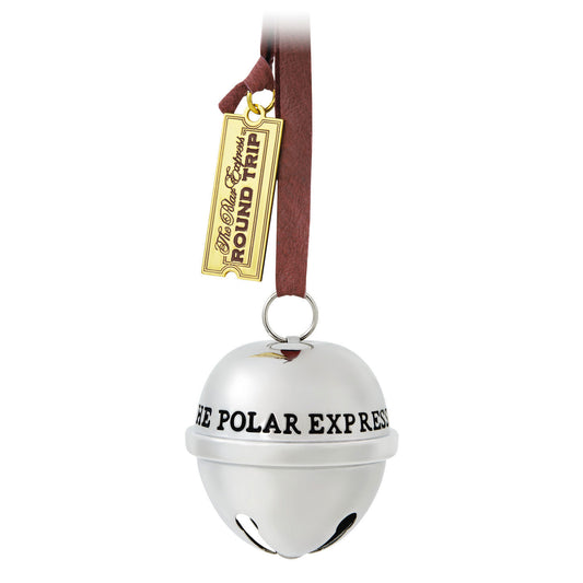 The Polar Express™ 20th Anniversary Santa's Sleigh Bell 2024 Metal Ornament